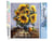Peinture par Numéro Figured'Art - Bouquet de Tournesols - Kit de Loisir Créatif DIY Numéro d'Art Complet - 40x50cm sans châssis en bois