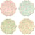 8 Assiettes Florale Ladurée