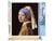 Peinture par Numéro Figured'Art - Vermeer La Jeune Fille à la Perle - Kit de Loisir Créatif DIY Numéro d'Art Complet - 40x50cm toile roulée + châssis en bois à monter