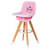 Chaise haute baby born poupon 36-43 cm - zapf - mobilier siege repas poupee