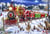Puzzle 1000 pièces - Santa Express Usa - Bluebird Puzzle