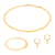 Collier, bracelet et boucles d'oreilles Serena en pierres Citrine - Sloya