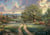 Puzzle 1000 pièces - Thomas Kinkade : Résidence champêtre - Schmidt Spiele