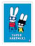 Affiche 50 x 70 cm -  Super Heroes Brothers - Simon Super Rabbit