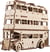 Puzzle 3D Le Magicobus Harry Potter - Ugears