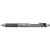 Porte-mine Pentel Energize PL77 - Argent/noir - Mines 0,7 mm - Lot de 12