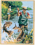 Canevas antique Carnet de pêche 45x60cm