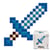 Kit mosaïque DIY pixel art - Épée pixel - Mini