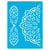 Pochoir plastique souple réutilisable 18,5 x 14,5 cm Fabrika Decoru DECORATION 356