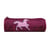 Trousse scolaire ronde Cybel Violette et Rose - BAGTROTTER