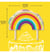 Cake topper led Rainbow