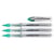 Roller encre liquide UNI-BALL - Vision Elite UB200 - Vert - Pointe moyenne 0,8 mm