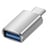 Blue Star Adaptateur OTG USB-C Mâle vers USB 3.0 Femelle Argent
