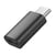 Blue Star Adaptateur Convertisseur OTG Micro-USB Femelle vers USB-C Mâle Noir
