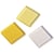 Mosaïque acrylique, 1x1 cm, transparente, jaune lumineux, boîte - env. 205 pces / 50 g