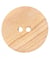 Carte de 3 boutons Bois beige 2 trous 18mm - Union Knopf Marron