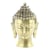 Statuette Tête de Bouddha en Laiton doré mat 11.5 cm - Omsaé