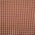 Tissu Rayures Petits carreaux 5 mm Terracotta sur fond Beige - Au mètre