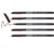 Lot de 5 feutres de coloriage pointe fine - EDDING - Marron foncé - 1 mm