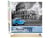 Peinture par Numéro Figured'Art - Colisée Fiat Bleue - Kit de Loisir Créatif DIY Numéro d'Art Complet - 40x50cm toile roulée + châssis en bois à monter