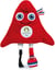Peluche Mascotte Jo Paralympique 25cm - Doudou Et Compagnie