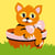 LUC - Kit canevas Soudan Chat 25x25cm