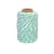 MégaCréa DIY - Ficelle coton bicolore turquoise et blanc 25 m x 1,5 mm