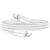 LinQ Câble USB C / USB C vers USB C 80W 4A Silicone éco anti-nœuds 1.2m Blanc