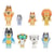Bluey -  Pack 8 figurines Bluey