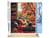 Peinture par Numéro Figured'Art - Vue du Chat en Automne - Kit de Loisir Créatif DIY Numéro d'Art Complet - 40x50cm toile roulée + châssis en bois à monter