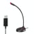 Microphone USB Noir Haute Sensibilité Son Clair 360° Pour Bureau YONIS