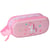 Trousse Licorne Rose 3D 21 CM - 2 compartiments
