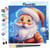 Mini Peinture par Numéros Figured'Art 20x20cm avec cadre Père Noël Souriant - Petit Format