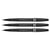 Lot de 3 stylos feutres pointe pinceau extra fine - Pentel - Noir