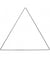 Anneau de métal triangle anthracite 30 cm pour décoration murale - Rico Design 30 Cm gris