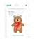 Kit de Couture Enfant – Ourson en Feutrine – Gründl Marron