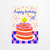Carte postale - Cokiyette - Happy Birthday - 14,8 x 10,5 cm - Made in France