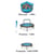 Centre d'Activités Trampoline 3 en 1 Bleu pour Enfants - Smartrike