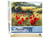 Peinture par Numéro Figured'Art - Coquelicots champêtres - Kit de Loisir Créatif DIY Numéro d'Art Complet - 40x50cm toile roulée + châssis en bois à monter