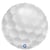 Ballon Aluminium Hélium - Balle de Golf 35 cm