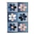 1 feuille de papier de riz 22.5 x 32 cm découpage collage Paper Designs FLEUR PATCHWORK 0067