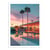 Affiche 30x40 cm - California Sunset House Pool - Philippe Hugonnard