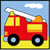 Kit canevas soudan enfant Camion de pompier