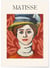 Affiche Matisse - Femme au Chapeau | A3 : 29,7x42cm