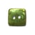 Bouton carré en Nacre couleur Jade