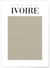Affiche Marron Ivoire | A3 : 29,7x42cm