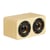 Enceinte Bluetooth Rétro Bois 3D Stéréo Subwoofer Audio Portable Puissance 5W Beige YONIS