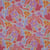 Tissu Sweat léger French Terry Fleurs et licornes sur fond Lilas