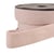 Bobine 20m élastique boxer métallisé rose/or 32mm