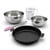 Set pâtisserie avec moule à quiche Lorraine 28 cm, 2 bols à mixer, verre mesureur et spatule Zenker